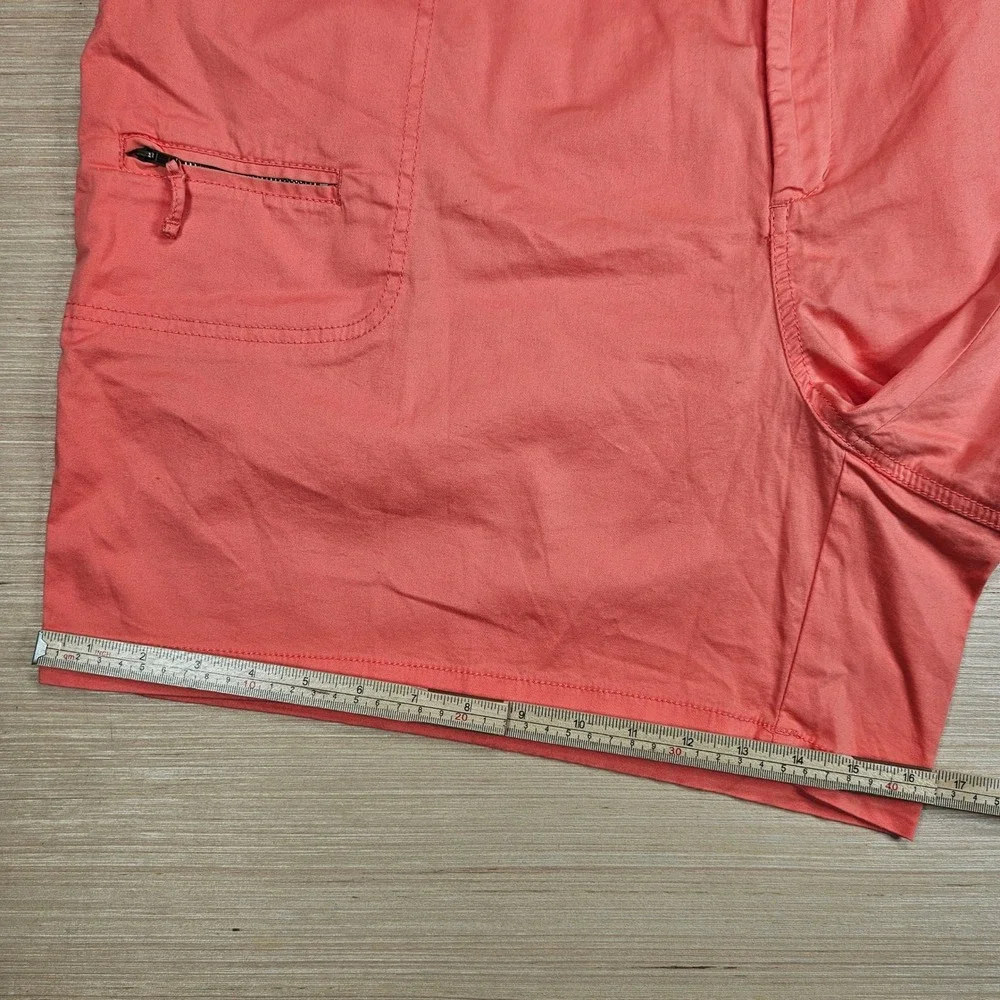 St Johns Bay‎ Cargo Shorts Women 24W Stretch Coral Stretch Pockets NEW